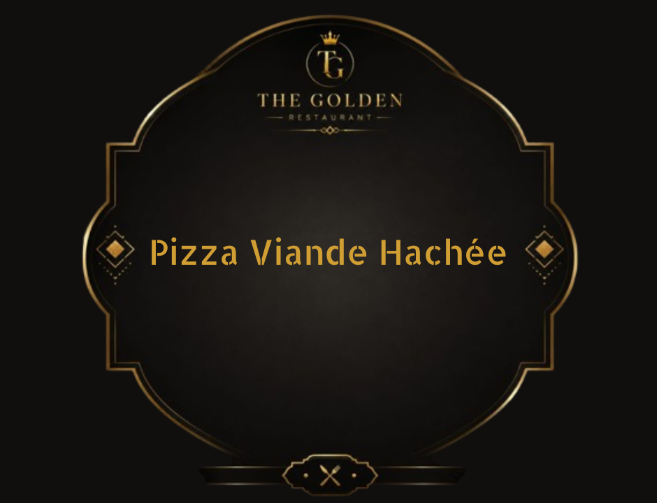 Pizza Viande Hachée